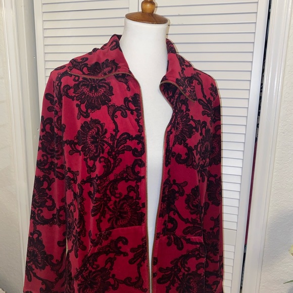 Velvet flower jacket - Picture 2 of 4